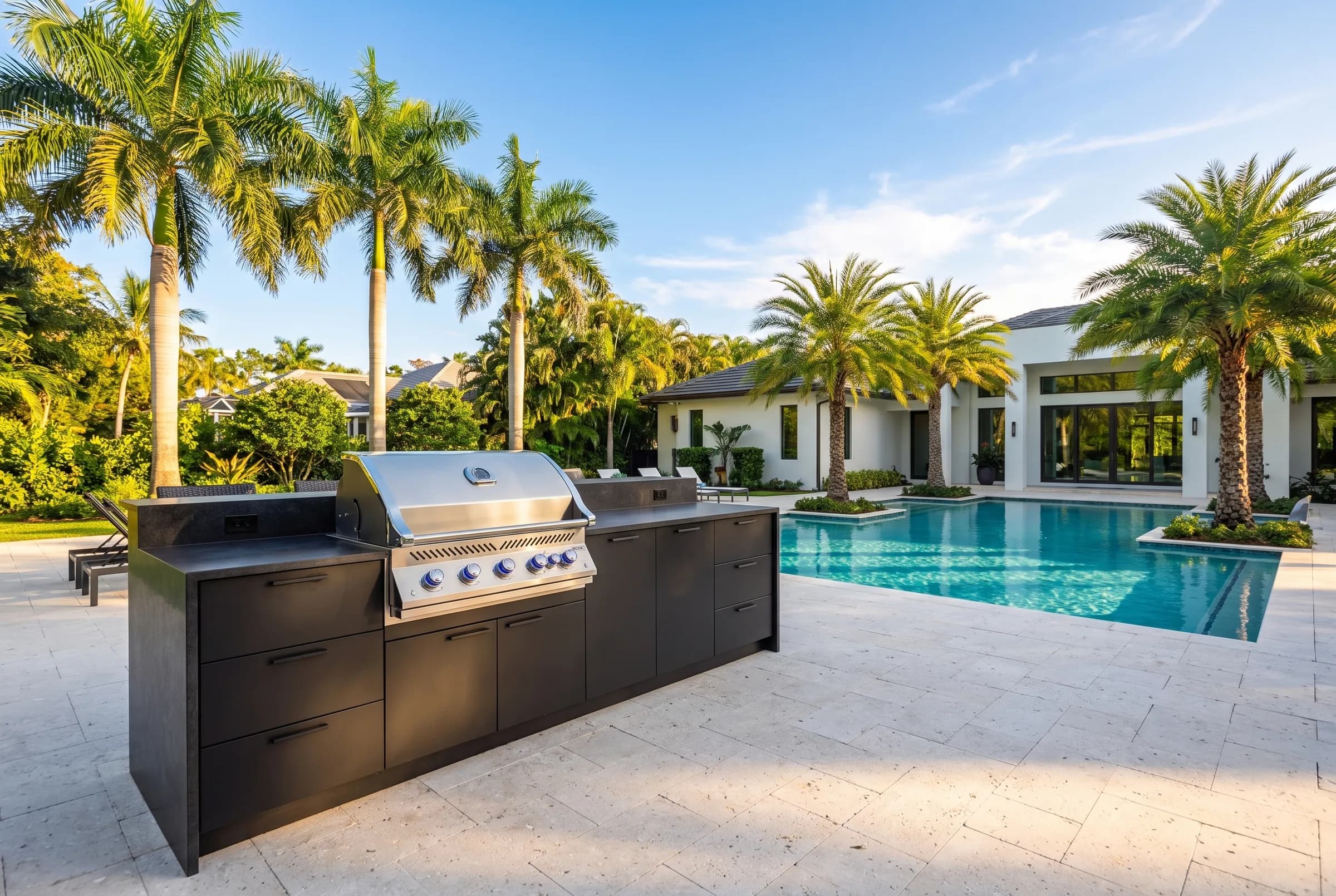 Rendering — open pool deck in Florida